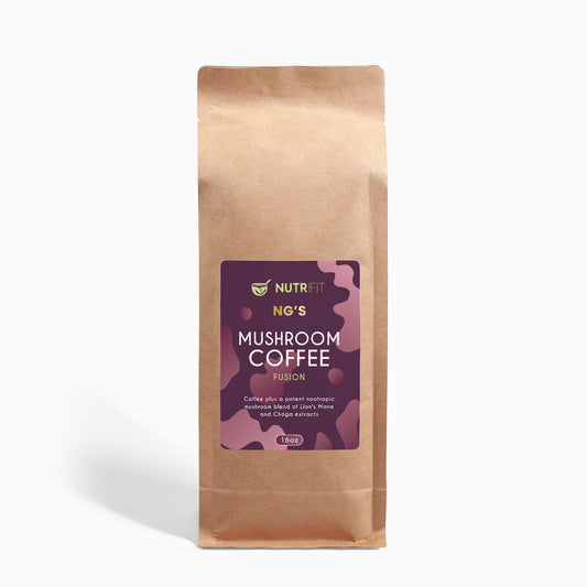 Mushroom Coffee Fusion - Lion’s Mane & Chaga 16oz